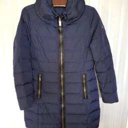 navy blue knee length coat, bought from tk max last year good condition