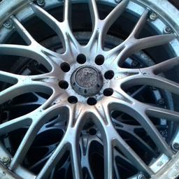 hi here i have a set off alloys 19" cauld do with a set of tyres  never been damaged weilded ect the lip has been sanded to paint just never got round to it  waisting space to good to scrap so no stupid offers