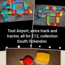 Airport, extra track and tractor (needs new batteries) collection South ockendon