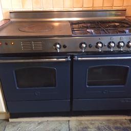 Good used working order ..
I'm removing this from parents house this week it's over 10 yrs old. All burners work oven grill etc working fine. Some Knobs need glueing back as loose.

It's well used and could do with a deep professional clean but has plenty of life left in it 👍🏻👍🏻

120cm wide.
60cm deep.
86cm high.

Buyer to collect with own transport and muscle.