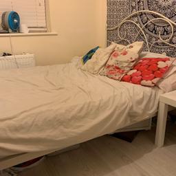 Headboard both sides of bed - can come with mattress too if asked (will cost more)
Not very old just want a new frame.
May accept reasonable offers
Need gone ASAP