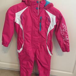 Lovely pink all in one snow suit, good condition, Age 1-2 yrs old , collection only please