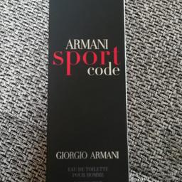 Verkaufe einen Armani Sport Code Eau de Toilette Herren Duft. 125ml. Wurde nie benutzt!!!