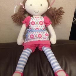 Rag Doll from M & S, conforms to safety standards and is fully washable. Smoke and pet free environment.