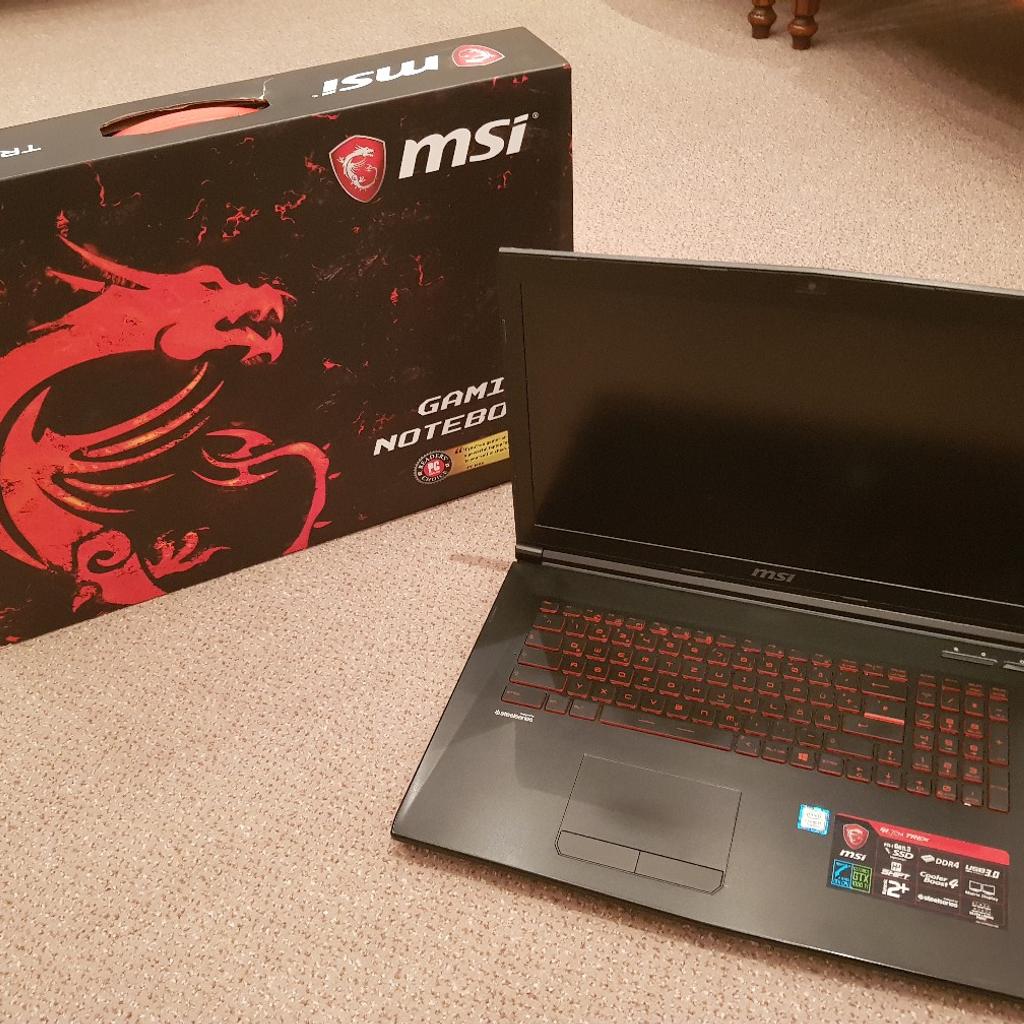 MSİ Gamer Laptop 17,3 Zoll in 45968 Gladbeck für € 950,00 zum Verkauf