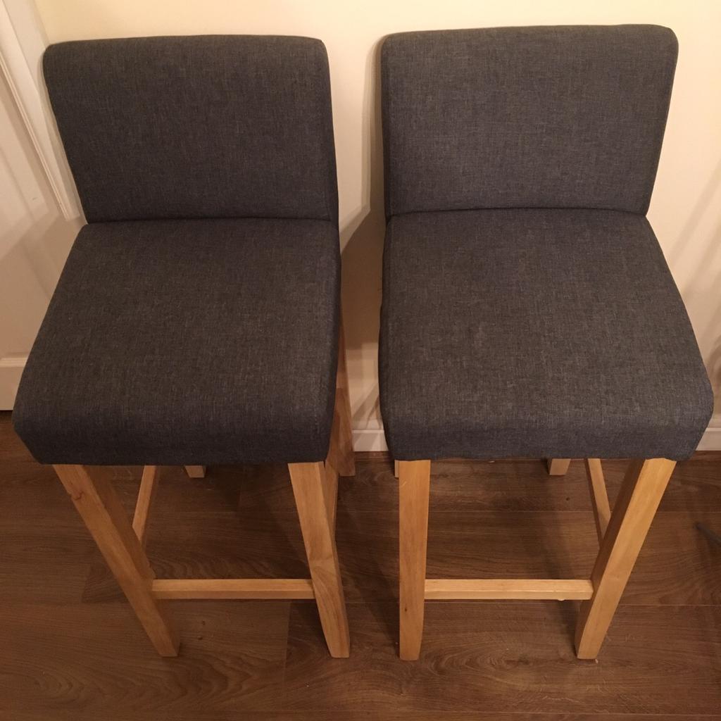 Grey Fabric Bar Stools in WA4 Appleton für 60,00 £ zum Verkauf Shpock DE