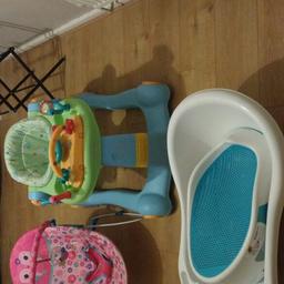 Baby bouncer chair £8

Angel care bath seat and bath both £8

Mamas and papas walker £8

Collection old Street n1 London