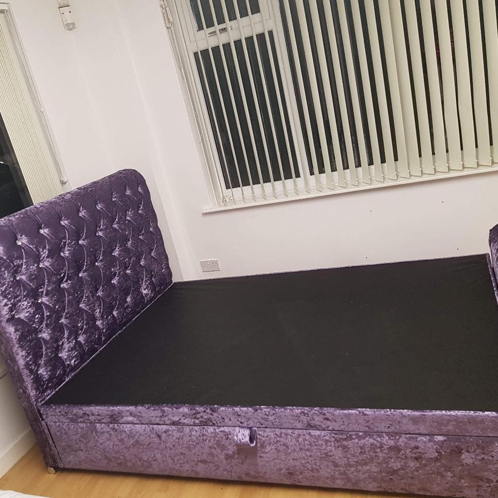 chesterfield storage crushed velvet bed frame in HD2 Kirklees für £ 239 ...