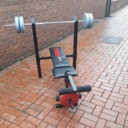in good condition , its a really good multi gym that you can adapt to your work outs to what suits and gym session