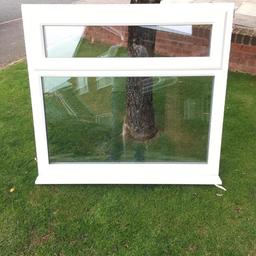 Upvc lockable window. 1220w x 1100h including sill. Also a free grey Venetian blind. Excellent condition