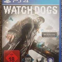 Verkaufe Watch Dogs für die PS4