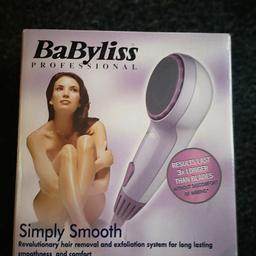 Hair removal and exfoliation system.. As New includes instructions