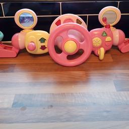 pram toy clamps.to attach and entertain your little one. excellent condition hardly used