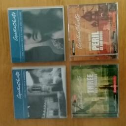 Four Agatha Christie CD audio books:

Three Act Tragedy (BBC Audio)
Peril at End House (BBC Audio)
The Mirror Crack'd from Side to Side (Macmillan Audio)
They do it with Mirrors (Macmillan Audio)

Collection only from Rochester, Kent.