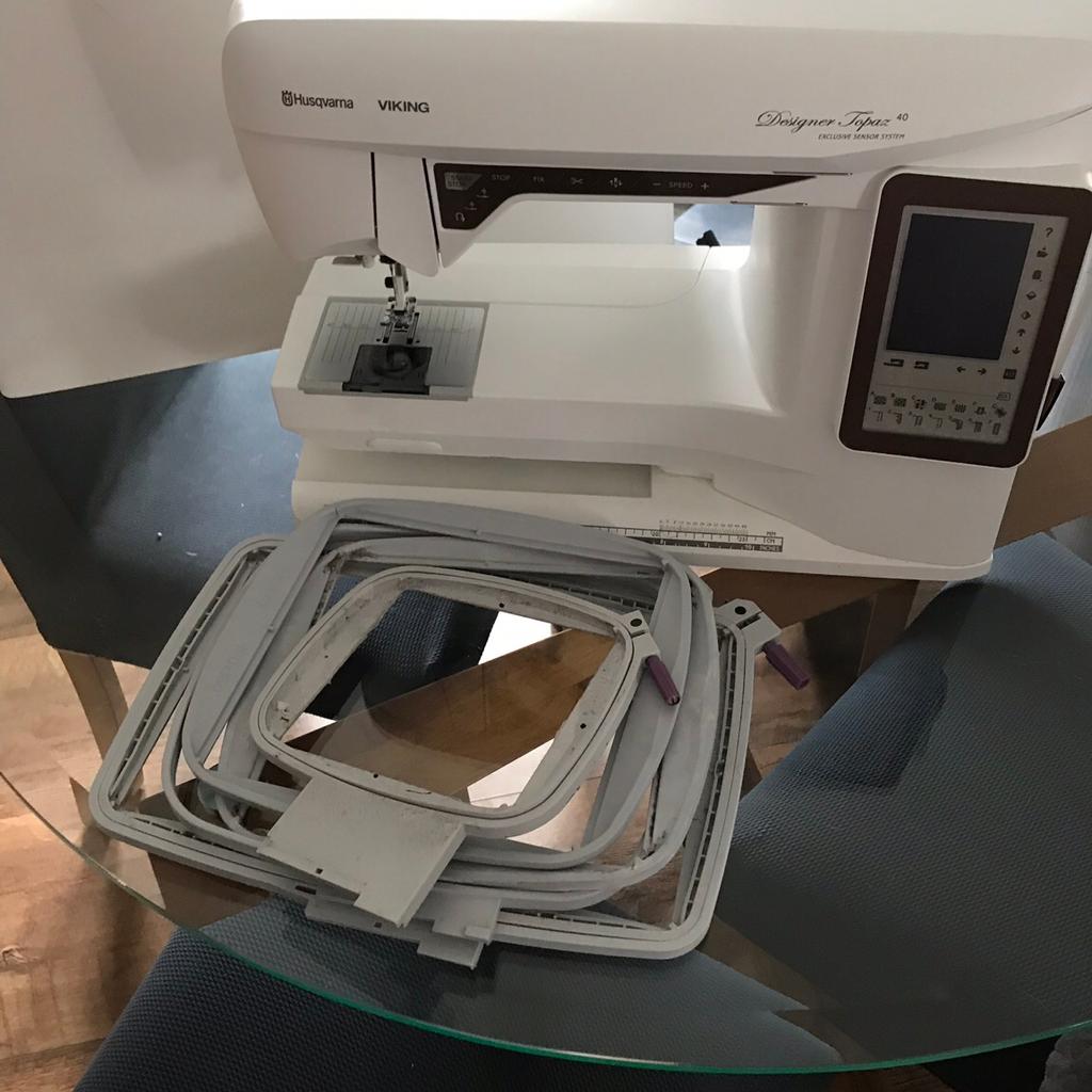 Husqvarna topaz 40 embroidery/sewing machine in Donnington and Muxton ...