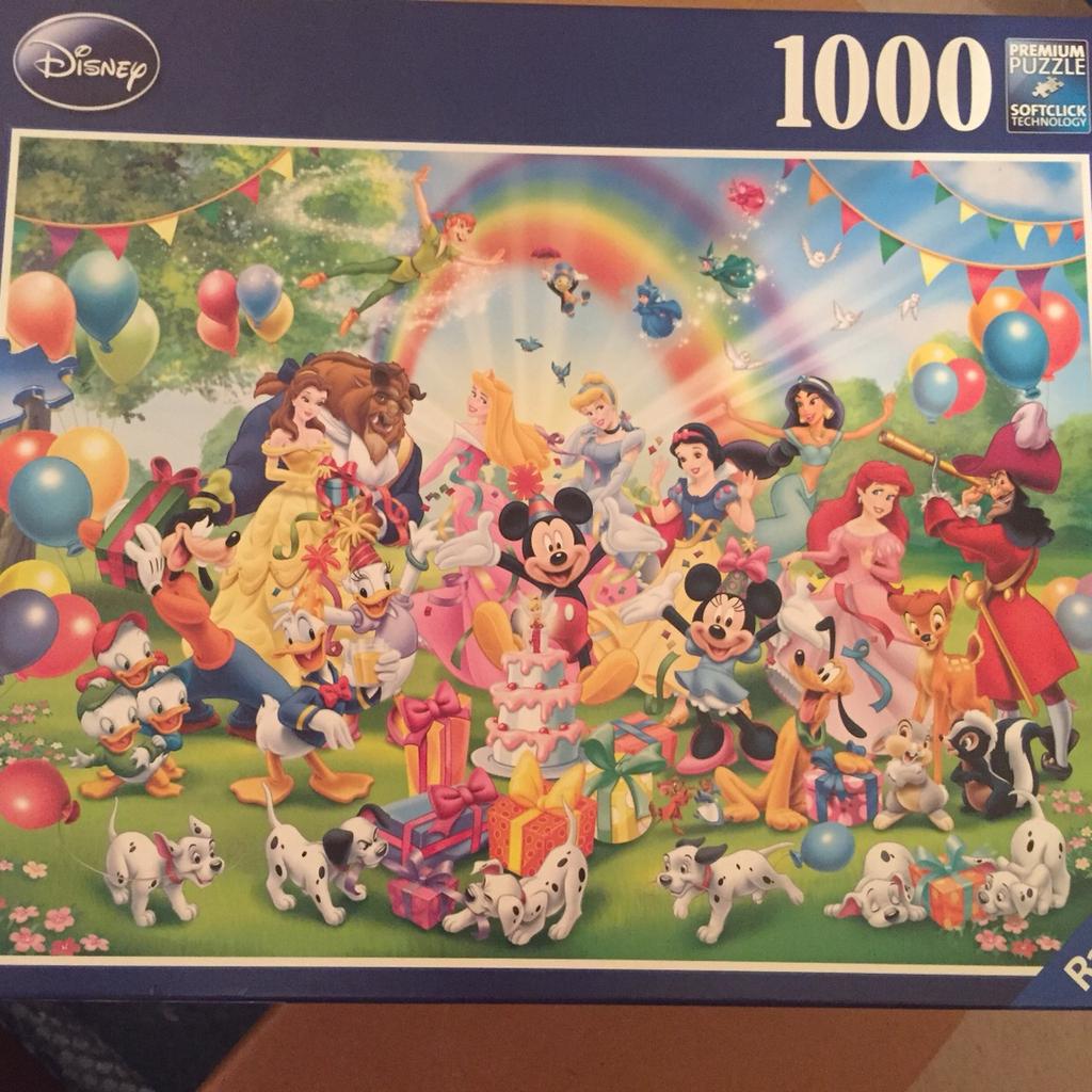 Disney jigsaw puzzles 4 x 1000 pieces in LU5 Regis for £5.00 for sale