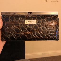 Marble affect, gold glittered purse ! Perfect condition £5