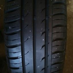 Excellent Continental Contact 3 size is 185/65/15. The tyre has 6.5mm of tread left and has never been damaged or repaired.