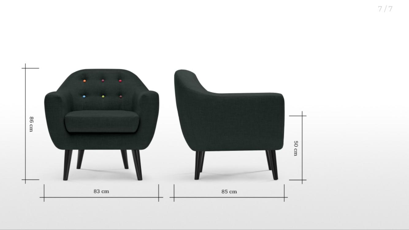 Ritchie Armchair, Anthracite Grey in BN1 Brighton for £225.00