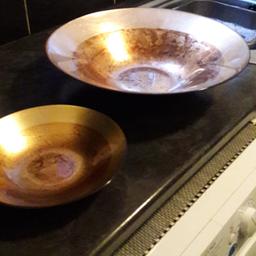 gold bowls small and large