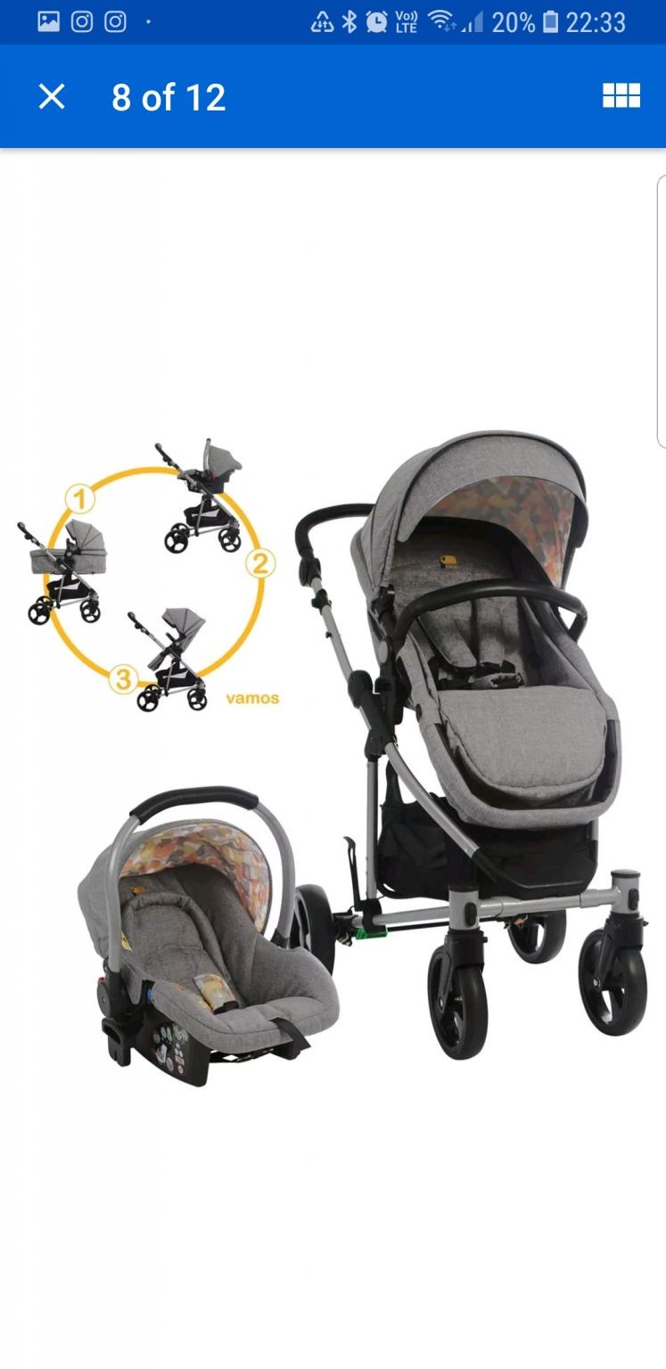 Toco vamos convertible stroller best sale travel system