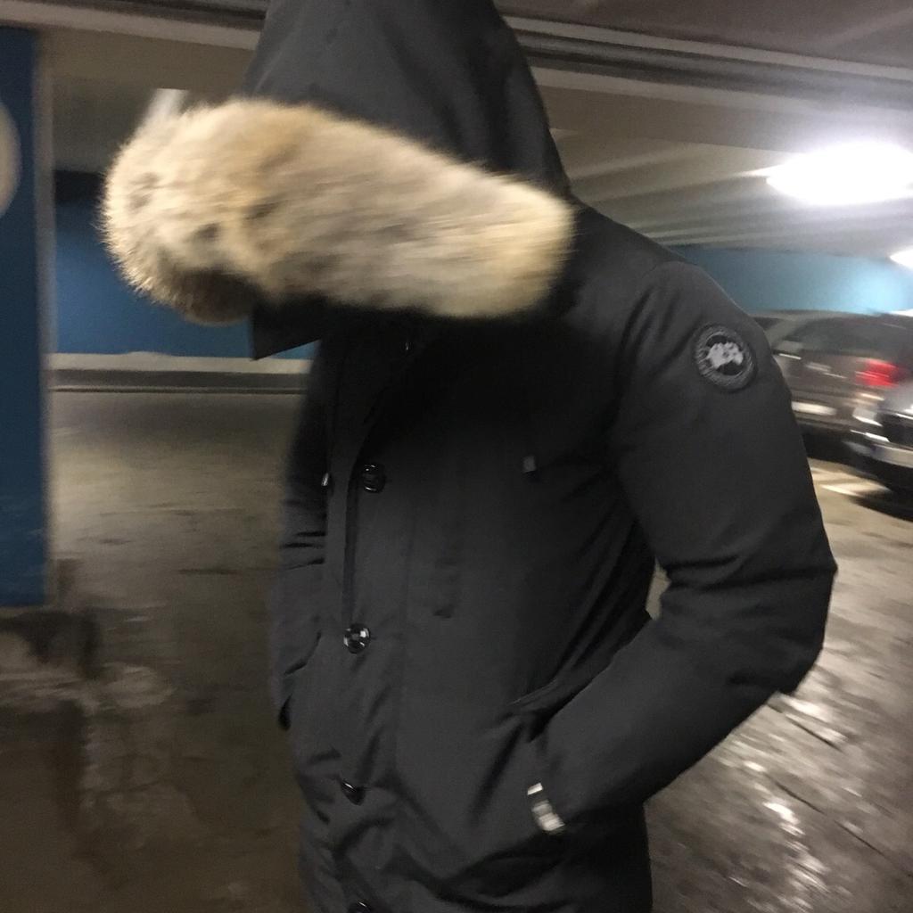 Canada goose black outlet label herr