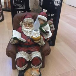 Selling an LED Santa Christmas decoration ornament. Still in original packaging as seen in pics. Only selling due to colour scheme change this year. Selling other Christmas items too