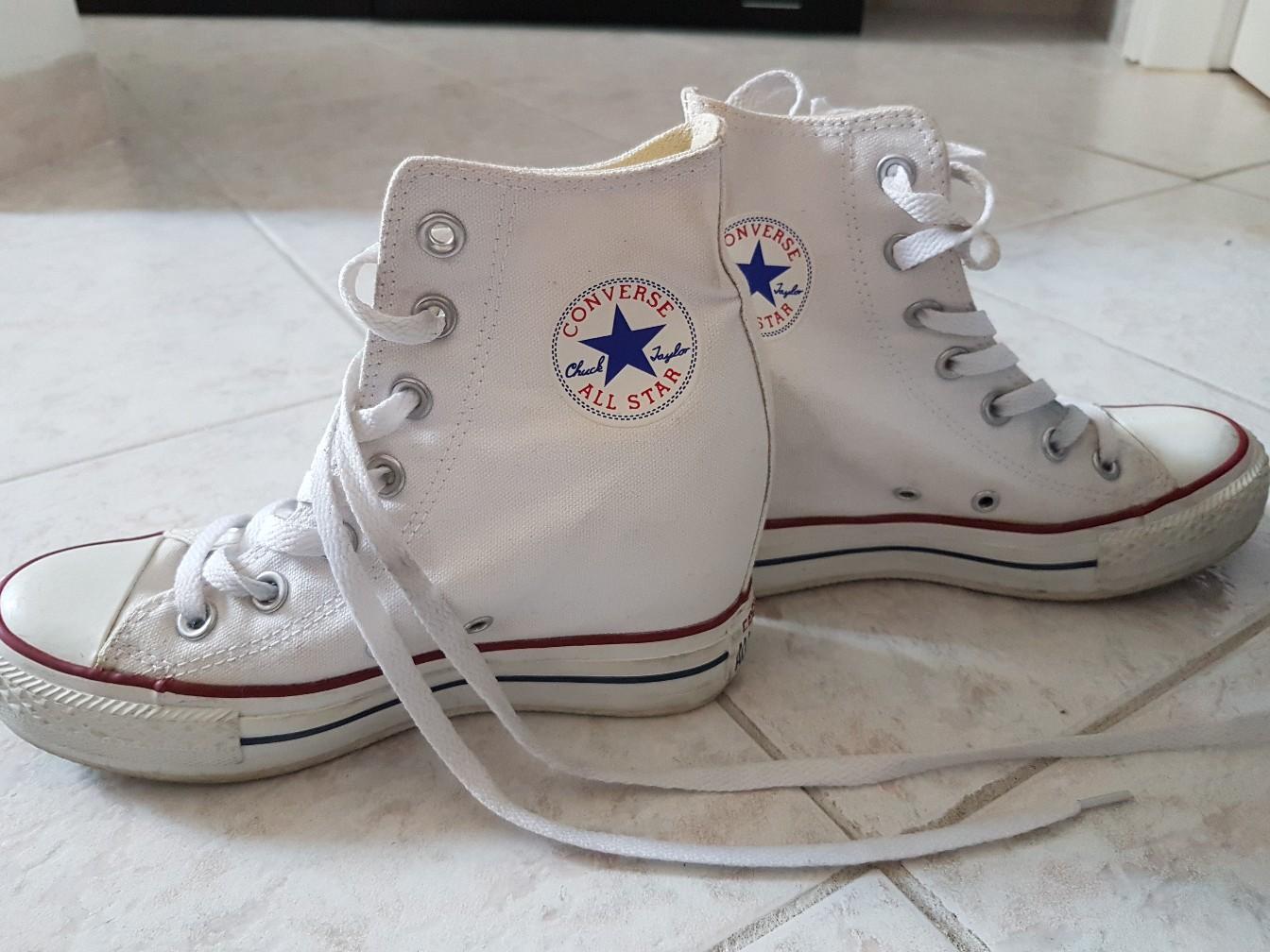 All star hotsell bianche usate