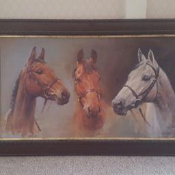 excellent condition in wooden frame. smoke/pet free home