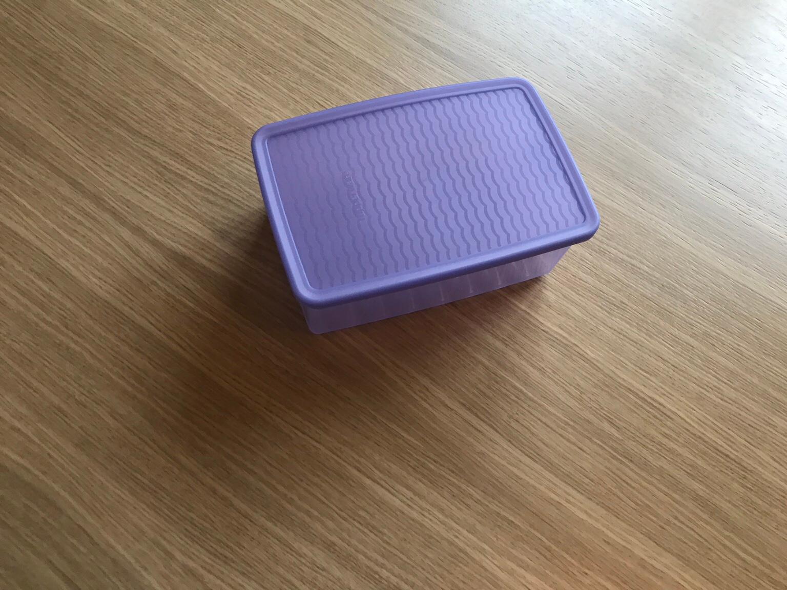 Tupperware To Go Obstbox – Rund, 14 Cm Durchmesser, 9 Cm Hoch, Spülmaschinenfest (rot Apfel Glitzer)