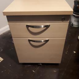 2 draw office drawers good condition there is no key but doesn't affect use. Collection Bierton
