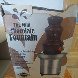 Chocolate fountain, boxed, with instructions

Stainless steel, extremley heavy, dishwasher safe

Only used a couple of times

£5

Collection DE13 Kings Bromley Nr Lichfield