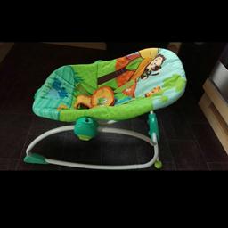 Great condition
Grows with baby from infant to toddler for years of rocking comfort and fun
2 position
Toy bar which can be removed to have an easier access to baby

Soothing vibrations
