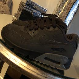 Grey and black AirMax size 10 children’s good condition