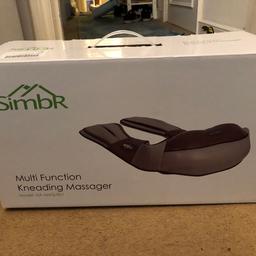 SimbR multi function kneading massager, used a handful of times to assist with shoulder injury. Highly recommended.