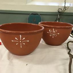 Terracotta hand made pots