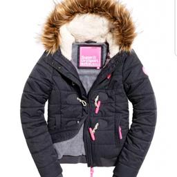 superdry womans winter coat
size M brand new