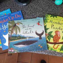 5 pristine books, ideal for ages 4+ collection from woodlaithes village area