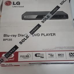 brand new in box blu-ray/DVD player never been used not even opened was bought as a gift but was duplicate gift only reason for sale