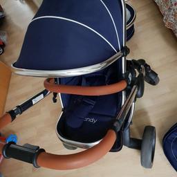 Peach 3, royal, used from new only for one year, good condition( as seen on the pictrure) few scraches,carry cot ,footmuff and adapters for maxi cosi included, pick up only, cash only