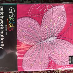 Brand new in packet girls bedding set. Pink with patchwork butterfly design. 
Single. 

From Ponden Home.
