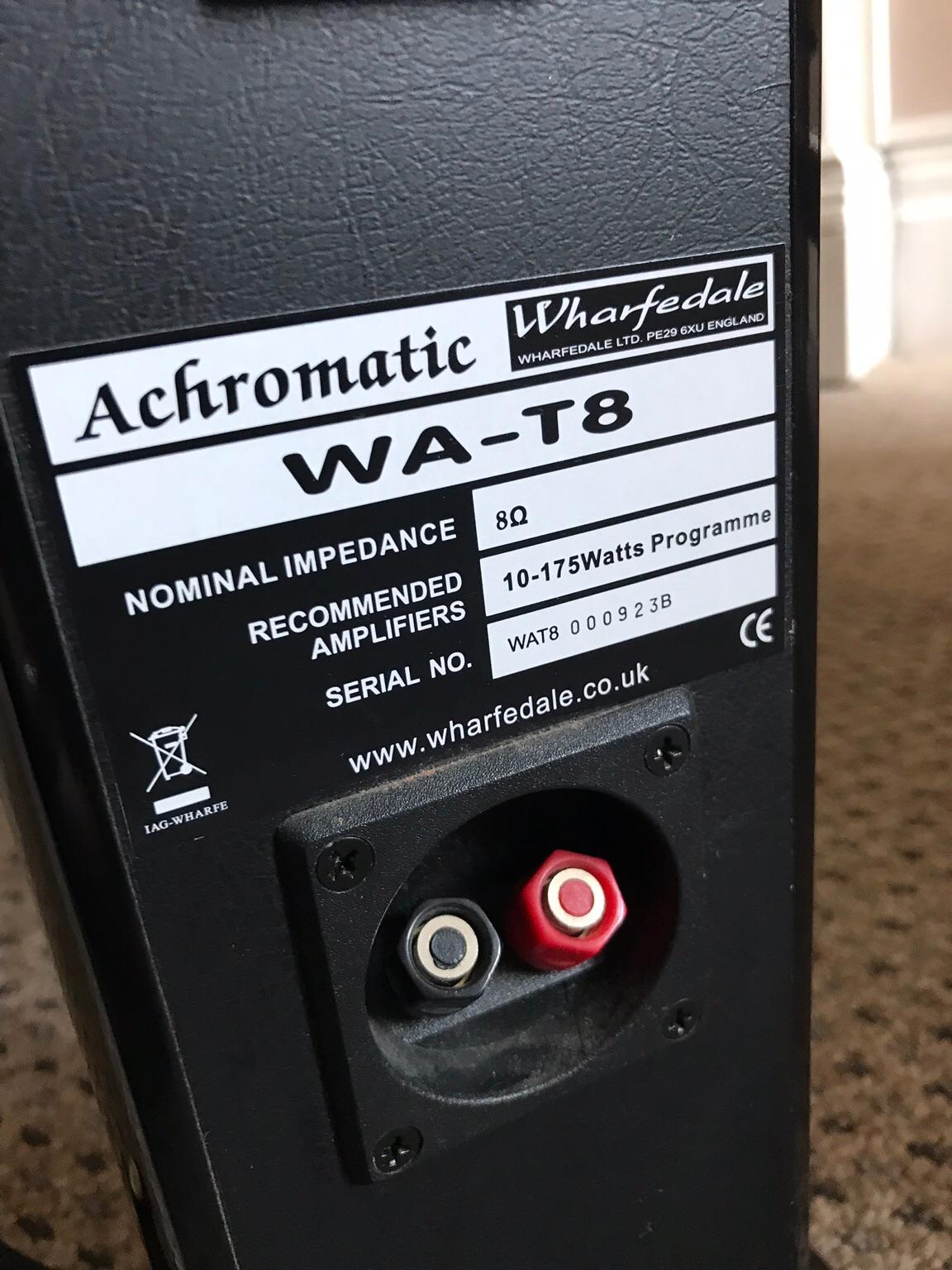 Wharfedale Achromatic Floor Standing Speakers in StokeonTrent for £75