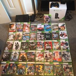 I have a Xbox 360 for sale with the connect sold with box and 41 games this Xbox 360 would be great for first time players there’s a variety of children’s games that my kids loved this was brought for my little boy as a first time player on the Xbox. I’m now selling as he is a good player and he’s now upgraded. Fabulous Christmas present for youngsters. All fully working excellent condition.