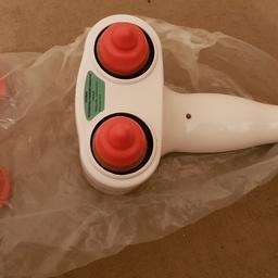 Massager with 6 diffrent attachments on diffrent body areas to massage, very nice , give you really nice deep massage. almost new never used it , only when i bought it just tried it how it works. on ebay it's £100.
only box little damaged on top but massager and all attachments are new.
