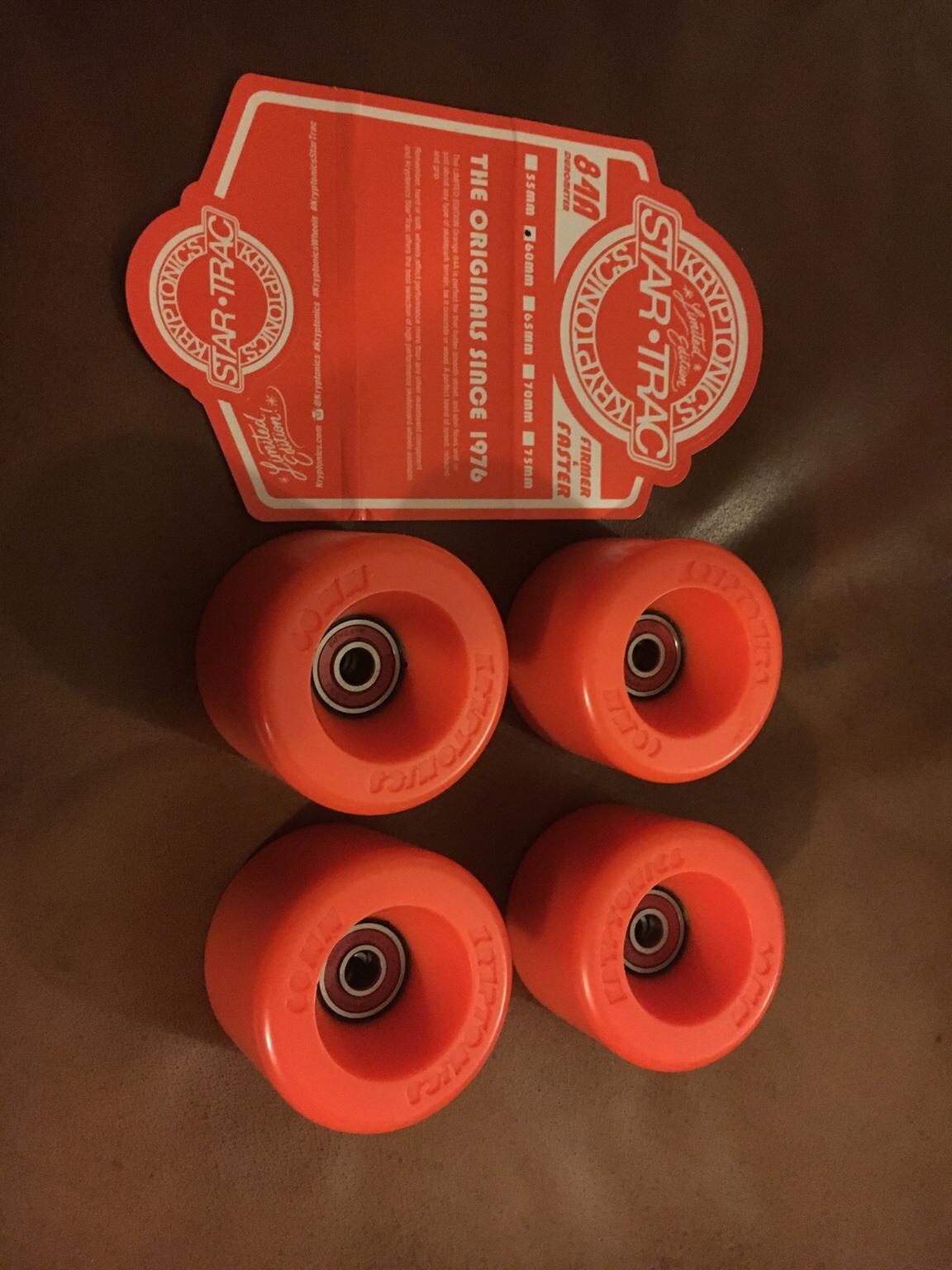 Startrac kryptonics skateboard wheels orange in B62 Dudley for £20.00