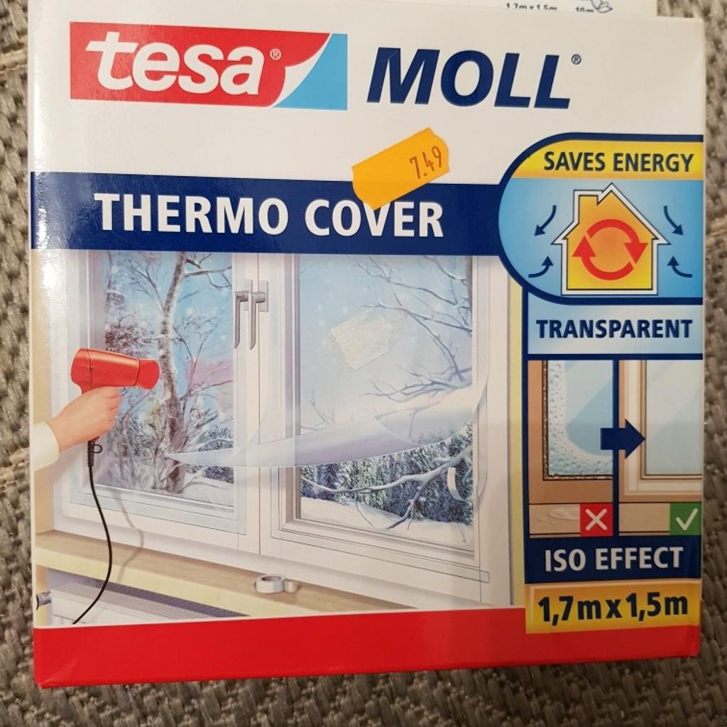 tesa Fensterisolierfolie tesamoll® Thermo Cover transparent 1,5 x