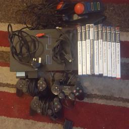 got a ps2 for sale it comes with all the wires 3 controllers and a set of buzz controllers also has 10 games and 2 memory card selling as brought it a few months ago and just dont use it  so 40 ono
