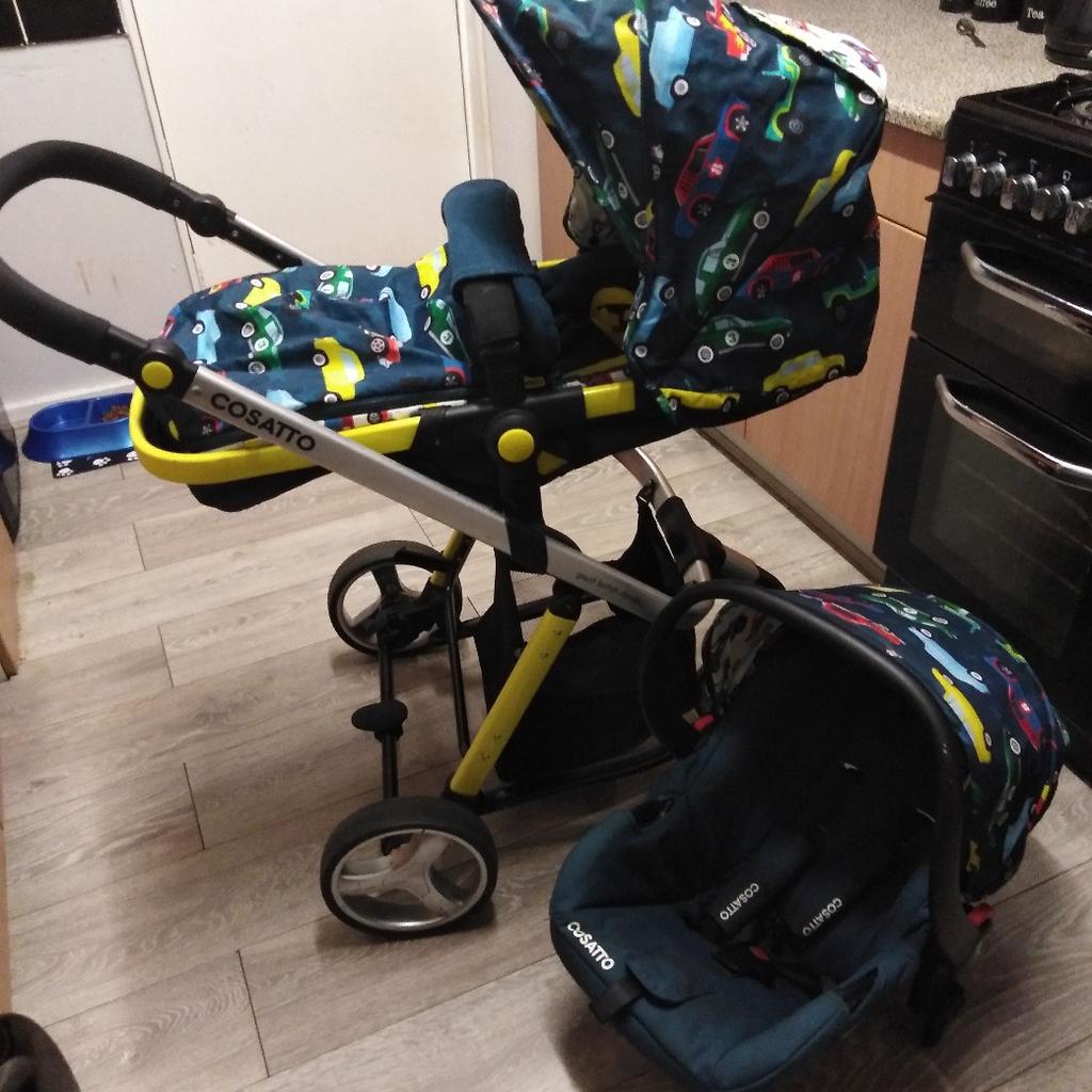 cosatto-woop-rev-up-pushchair-and-car-seat-in-st16-stafford-for-70-00