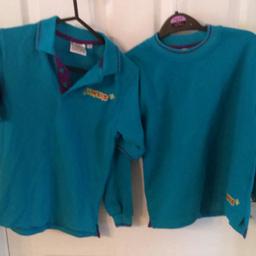 Polo shirt Size 26 and sweatshirt size 28 only wore twice as didn't stick with it Xx
