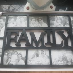10 photo family collage photo frame only selling due to changing colour scheme.
